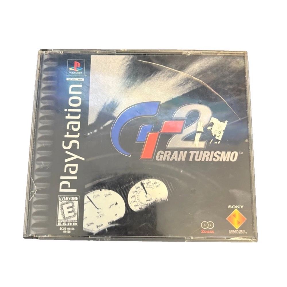 Gran Turismo 2 PS1 PlayStation 1 video game Arcade mode & Stimulation Mode 2 PK